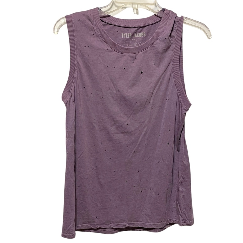 Tyler Jacobs feel the piece limited edition torn tattered t shirt XS-S cotton